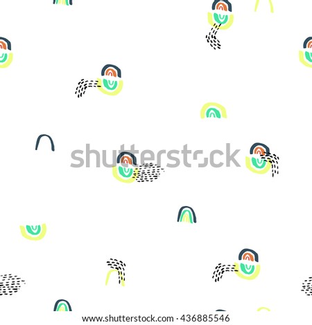 Creative vector pattern with extraordinary Shapes And Dots