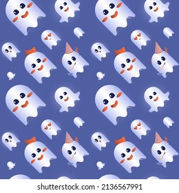 Creative vector pattern with ghost.