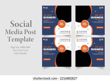 Creative vector premium fashion sale social media post template collection Vector banner of discounts and mega sales on social media and stories.