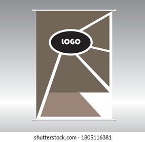 creative vector roll up banner illustrator designs