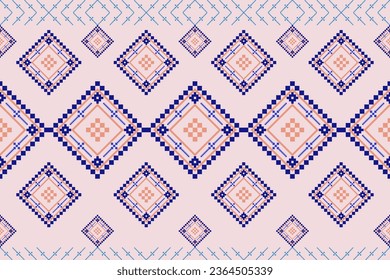 Creative vector seamless decorative ethnic style pattern.Background with aztec tribal ornament.Spring summer autumn decor.Ikat geometric folk ornament.Tribal ethnic vector texture