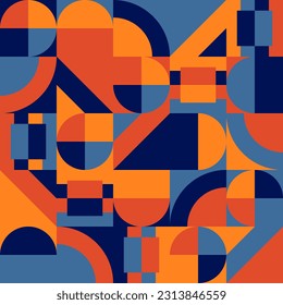 Kreative Vektorgrafik nahtlose geometrische Mosaik Abstraktes Muster dekorative Ornament Wand Haus Moderner Hintergrund . SSTKabstract