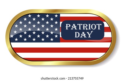 Creative Vector shield Patriot Day,   Easy to edit Vector/ Eps10.