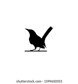 Creative vector silhouette bird icon
