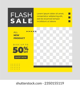 Creative vector social media post template collection. editable modern square background template, Perfect for social media post , background and web internet ads.
