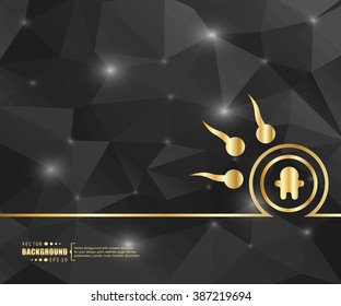 Creative vector spermatozoons. Art illustration template background. For presentation, layout, brochure, logo, page, print, banner, poster, cover, booklet, business infographic, wallpaper, sign, flyer