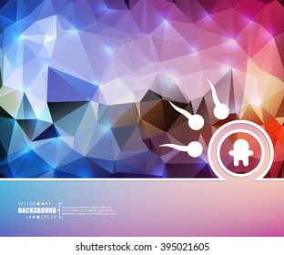 Creative vector spermatozoons. Art illustration template background. For presentation, layout, brochure, logo, page, print, banner, poster, cover, booklet, business infographic, wallpaper, sign, flyer