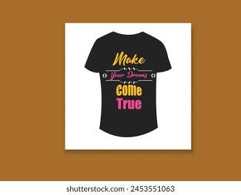 Creative Vector T Shirt Typography Design  