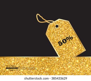 Creative vector tag discounted. Art illustration template background. For presentation, layout, brochure, page, print, banner, poster, cover, booklet, business infographic, wallpaper, sign, flyer.