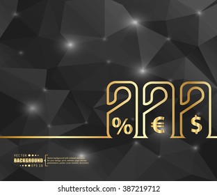 Creative vector tag discounted. Art illustration template background. For presentation, layout, brochure, page, print, banner, poster, cover, booklet, business infographic, wallpaper, sign, flyer.