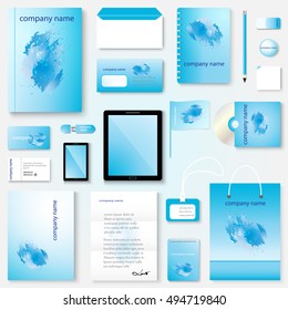 creative vector templates for Office Stationery with nice and beautiful design and illustration in a background