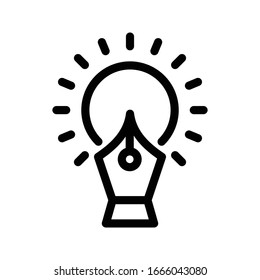 creative vector thin line icon 