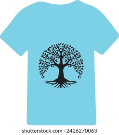 Creative vector of t-shirt design