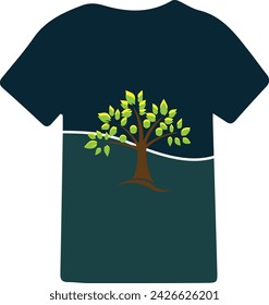 Creative vector of t-shirt design