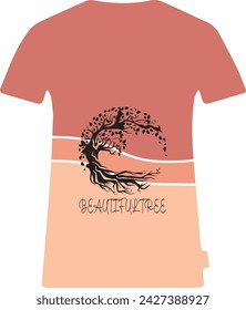 Creative vector of t-shirt design