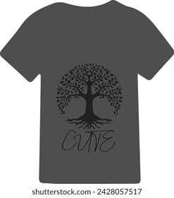 Creative vector of t-shirt design