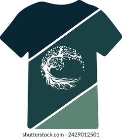 Creative vector of t-shirt design