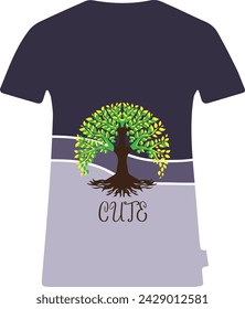 Creative vector of t-shirt design