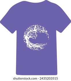 Creative vector of t-shirt design