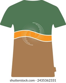 Creative vector of t-shirt design