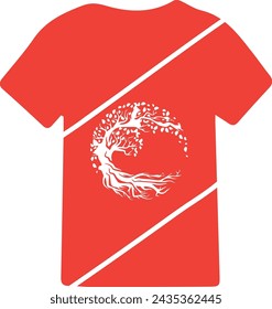 Creative vector of t-shirt design