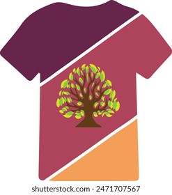 Creative vector of t-shirt design