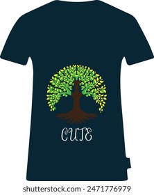 Creative vector of t-shirt design