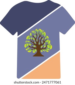 Creative vector of t-shirt design