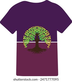 Creative vector of t-shirt design