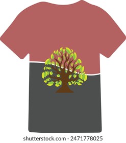 Creative vector of t-shirt design