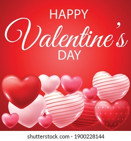 Creative vector valentine template design