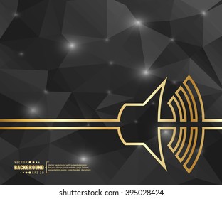Creative vector volume. Art illustration template background. For presentation, layout, brochure, logo, page, print, banner, poster, cover, booklet, business infographic, wallpaper, sign, flyer.