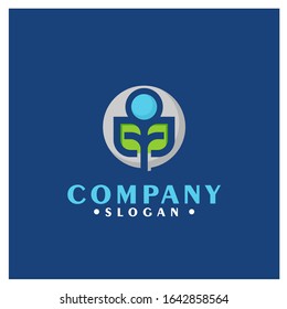 Creative vector Wellness company logo icon