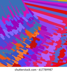 Creative vector yellow, orange, red, blue and lilac geometric pattern. Cover design template. EPS 10.