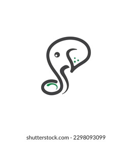 Diseño de vectores creativos. El diseño animal.