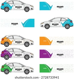 Creative vehicle wrap design template for cars, vans, and commercial vehicles.
Ideal for advertising, branding, corporate identity, and promotional graphics.
Modern and professional vector design, fully editable and scalable for print use.