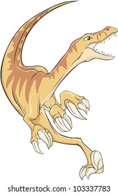 Creative Velociraptor Illustration