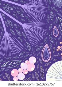 Creative versatile artistic flower background. Creative hand drawn textures.Contemporary art. Fashionable graphic design for banner, poster, postcard, cover, invitation, poster, brochure or header.