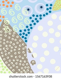 Creative versatile bright and floral background. Artistic header with flowers and leaves. Graphic design. Hand drawn texture.