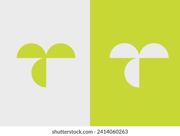 Creative and Vibrant Letter T Logo Design with Colorful Gradient Concept. T Logo with Blend Style for Business and Technology Brand Identity Set of letter T minimal logo icon design template elements