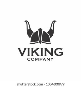 Creative Viking Helment Icon Logo Design. Vector Illustration