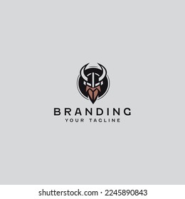 Creative Viking Logo Design Template