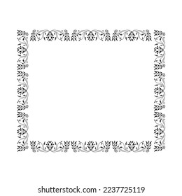 Marcos caligráficos de época creativa. Marco de calígrafo ornado, bordes ornamentales retro elegante y adornos florales de filigre para plantilla de certificado enmarcado. Señales de ilustración vectorial aisladas.