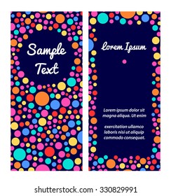 Creative vintage card with abstract pattern. Vector illustration, can be used as a greeting card. Banner. Flyer.
