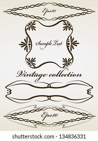 Creative vintage collection