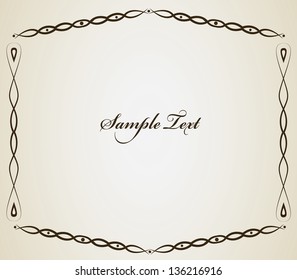 Creative vintage frame with dots