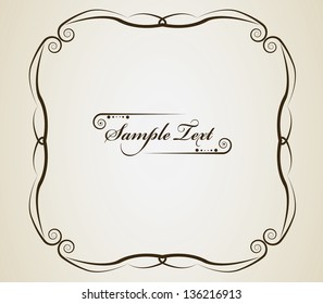 Creative vintage label