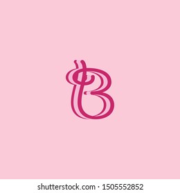 Creative vintage letter B  logo icon for business, beautique, beauty salon and more brands.