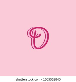 Creative vintage letter D logo icon for business, beautique, beauty salon and more brands.
