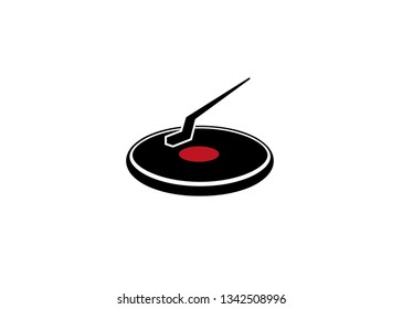 Creative Vinyl Music Logo 